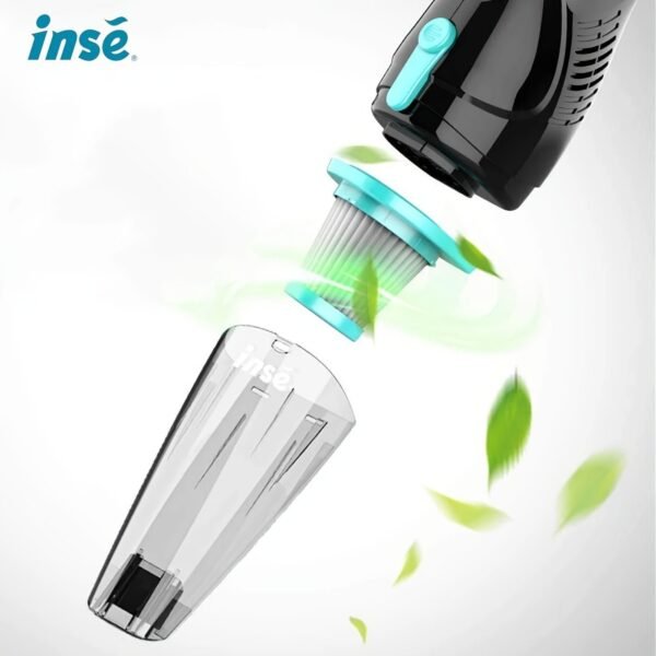 INSE R3s Bagless Stick Vacuum - 4-in-1 Lightweight Corded Vacuum Cleaner for Hardwood Floors. Carpet. Car. and Pet Hair - Ultra Quiet and Handheld-Compatible - Image 8