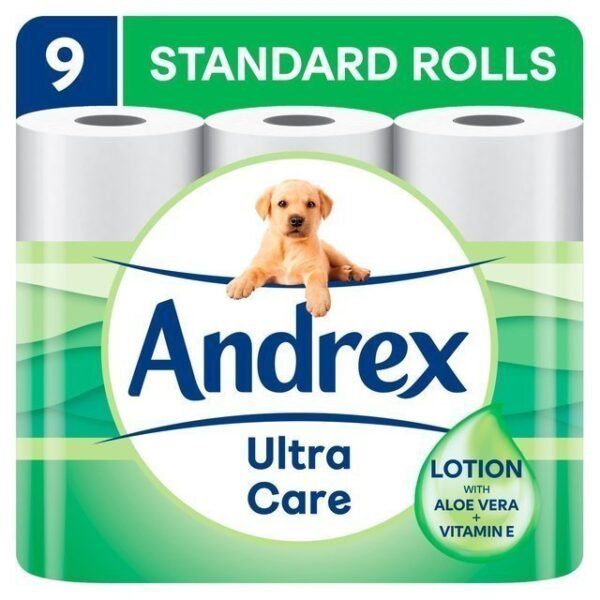 Andrex Ultra Care Toliet Roll 9 per pack