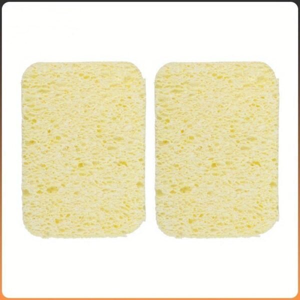 10pcs. Natural High-density Wood Pulp Dishcloth. Cleaning Sponge. Scouring Pad For Household Cleaning. Dishwashing Sponge. Premium Kitchen Sponge. Durable Non-scratch Sponge Wipe. Super Absorbent. Cleaning Supplies. Cleaning Tool