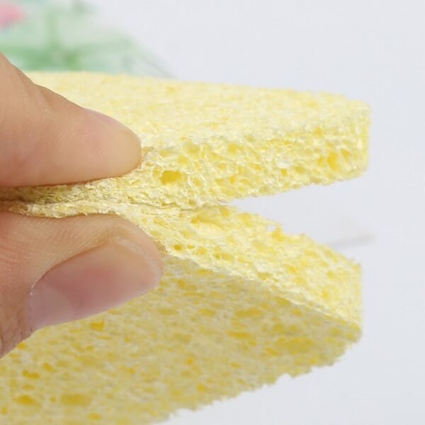 10pcs. Natural High-density Wood Pulp Dishcloth. Cleaning Sponge. Scouring Pad For Household Cleaning. Dishwashing Sponge. Premium Kitchen Sponge. Durable Non-scratch Sponge Wipe. Super Absorbent. Cleaning Supplies. Cleaning Tool - Image 3