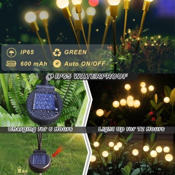 LAST DAY 49% OFF🔥Solar Powered Firefly Garden Light - Image 11