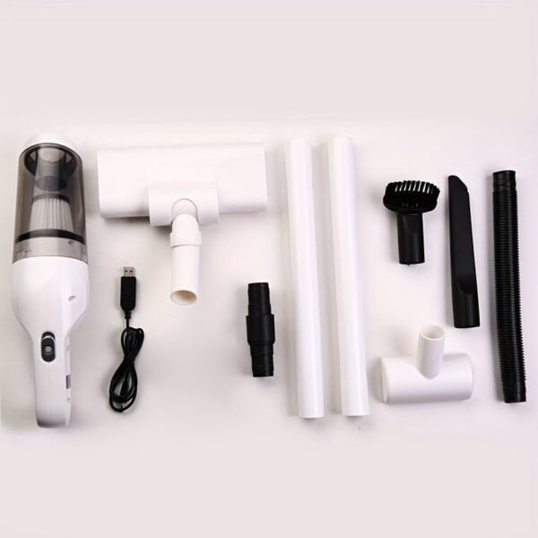 Ultra-Quiet Handheld Vacuum Cleaner With Powerful Suction For Home. Car. And Trailer Use - Image 6