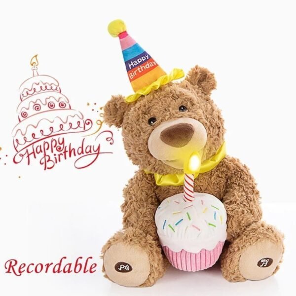 🎁🎁(Hot Sale 49% OFF)Teddy bear that can sing birthday song and recordable🎁🎁 - Image 4