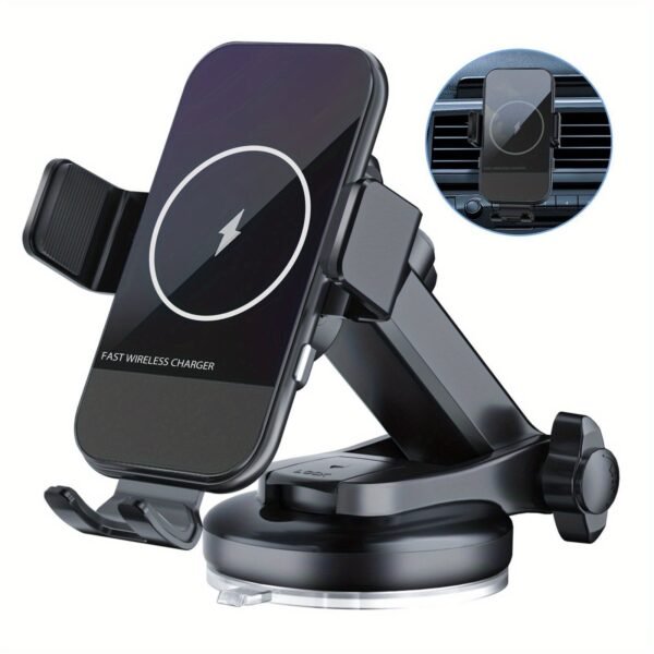 Wireless Car Charger. 15W Qi Fast Charging Auto Clamping Car Charger Phone Mount. Air Vent Phone Holder. For IPhone 14u002F13u002F12u002F11u002FX. Samsung Galaxy S22+u002FS21u002FS10u002FNote 20 - Image 7