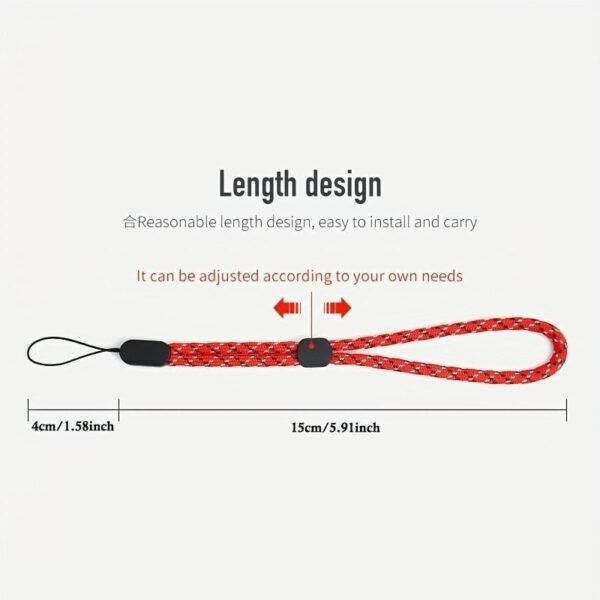 5-Piece Anti-Lost Mobile Phone Lanyard Set – Adjustable Wrist Rope. Flashlight. U Disk. Mobile Power & Earphone Cover - Image 4