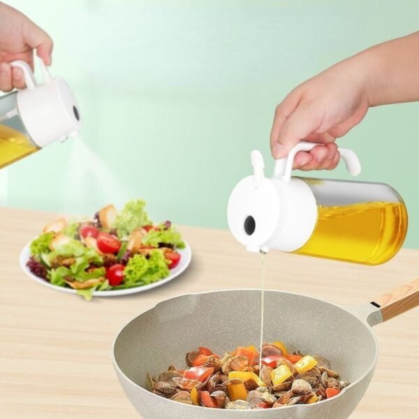 Multifunctional Oil Dispenser and Oil Sprayer - 500ml Oil Bottle - Image 3