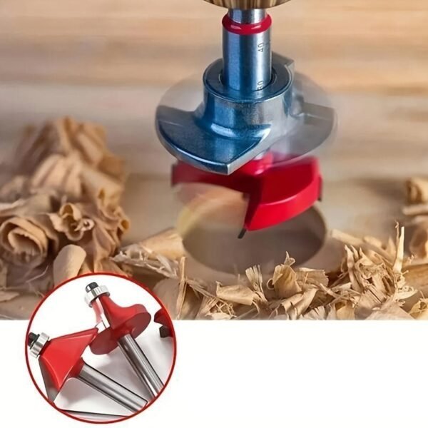 15pcs 1u002F4 Carbide Shank Wood Router Set - Perfect for Woodworking. Trimming. Forming & Milling! - Image 4