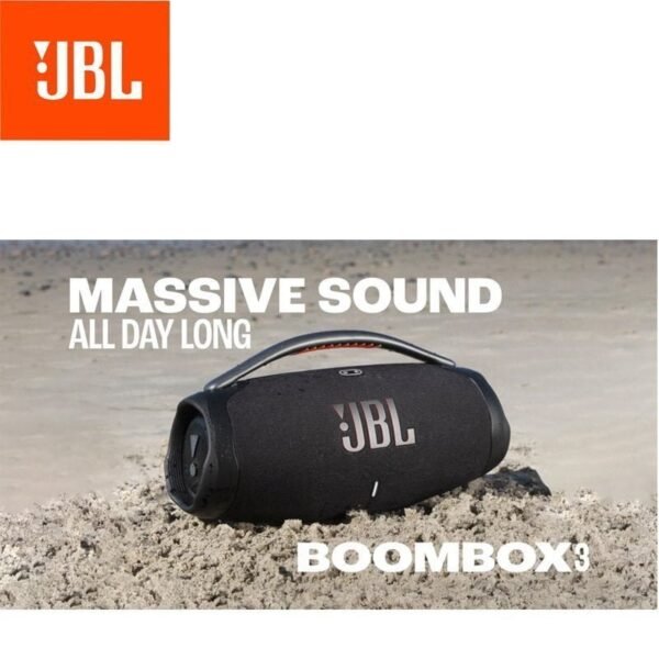 Last Day Clearance Sale Only SGD 3.99-JBL Boombox 3 Wireless Bluetooth Streaming Portable Speaker.IP67 Dustproof and Waterproof - Image 2