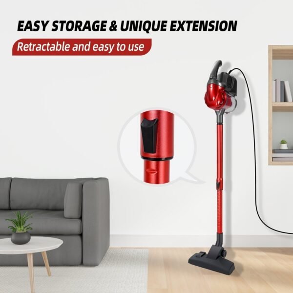 1pc multifunctional corded vacuum cleaner. Portable Handheld Vacuum Cleaner - Effortlessly Clean Your Home with Plug-in Power and Convenient Design - Image 2