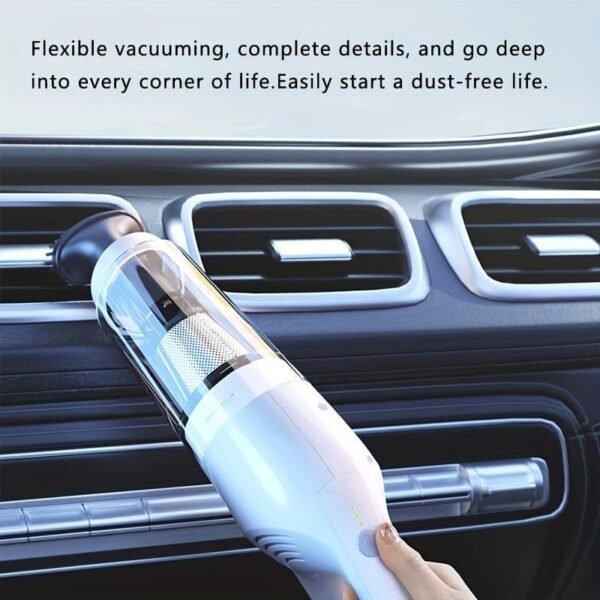 Ultra-Quiet Handheld Vacuum Cleaner With Powerful Suction For Home. Car. And Trailer Use - Image 7