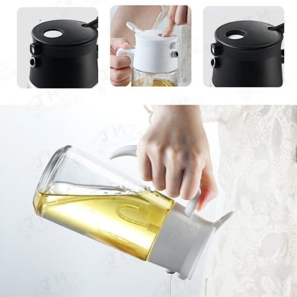 Multifunctional Oil Dispenser and Oil Sprayer - 500ml Oil Bottle - Image 7