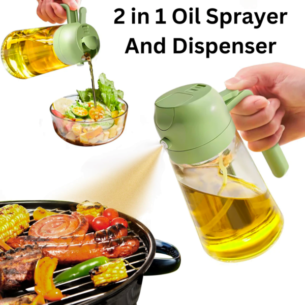 2 in 1 Oil Sprayer And Dispenser - Image 6