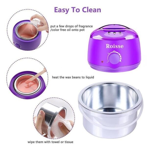 Purple Hair Removal Wax Warmer - Image 3